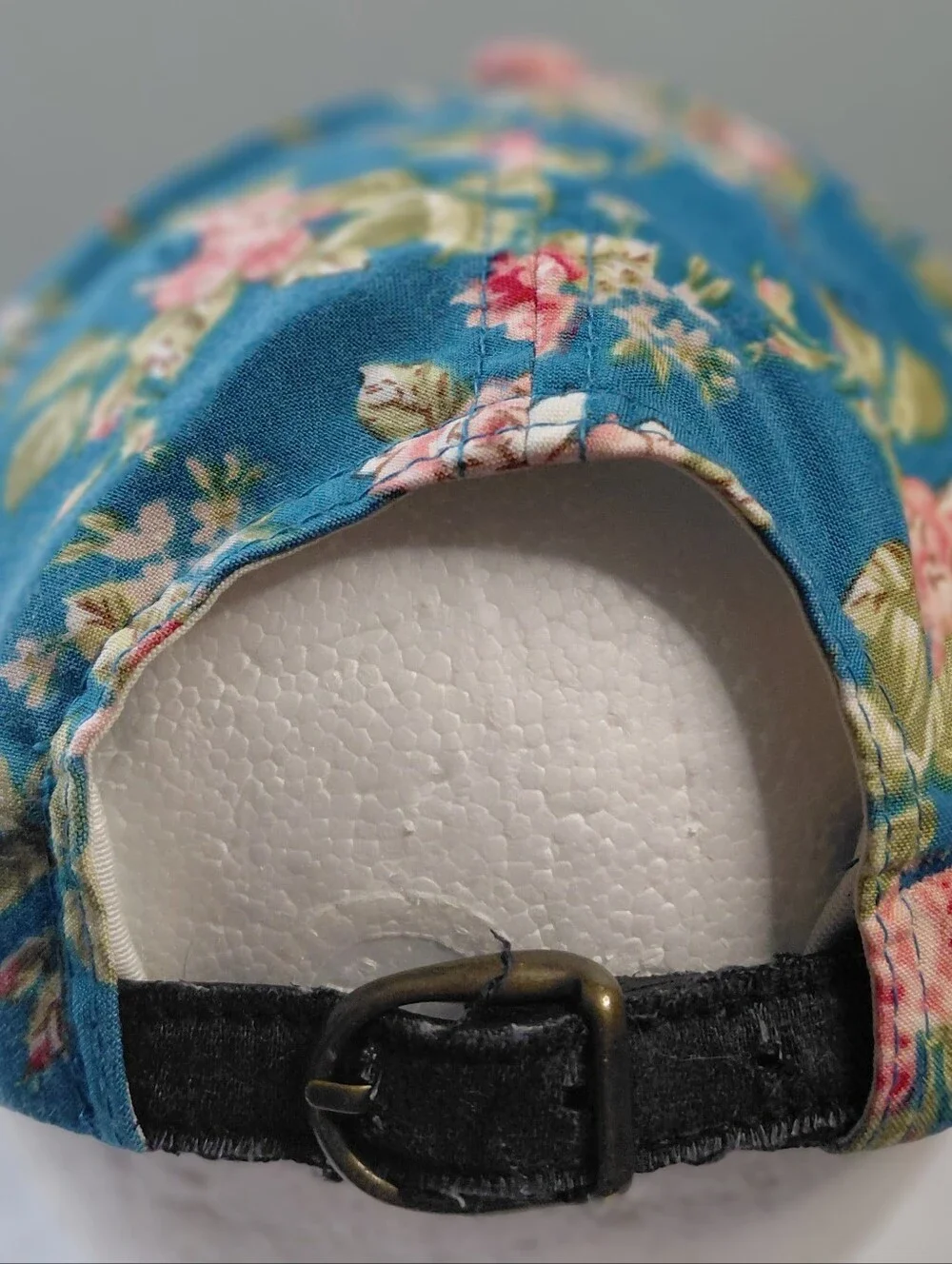 Obey Hat Rue De La Ruine Blue Floral Hat Adjustable One Size Fits Most